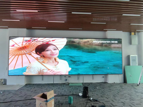 丹徒P1.53led小间距屏安装案例